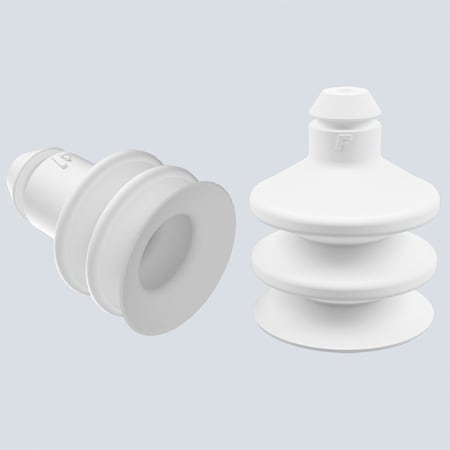 Fipa Plug-In cup diam. 40 mm, Silicone white 35 Degrees Shore 21.040.186.8